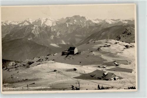 Feuerkogel Berghütte Kranabetsattel Winter Höllengebirge Gasthaus