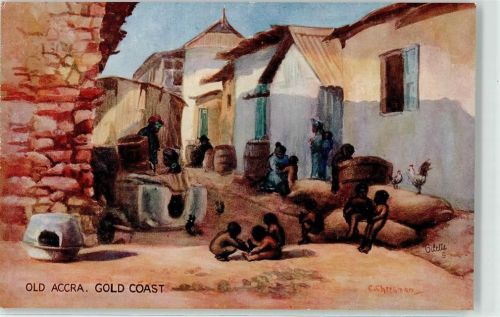 Accra Goldküste E. Cheesman Oilette