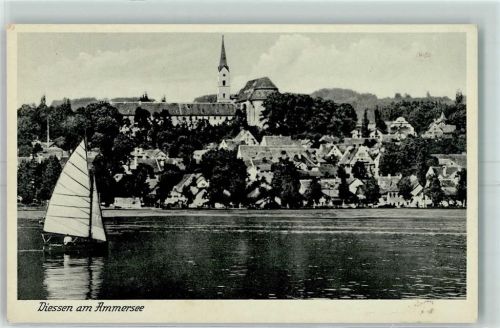 Dießen Ammersee Segelboot