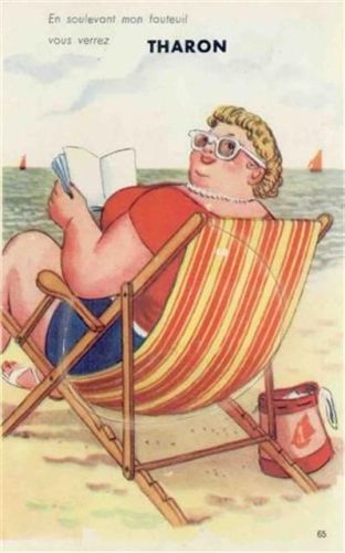 Saint-Michel-Chef-Chef Tharon (Frankreich) Leporello, am Strand I-II (Klebereste RS)