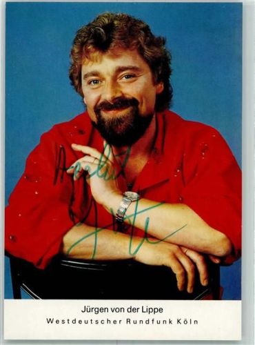 Jürgen von der Lippe Autogramm origin. Unterschrift