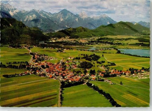 Schwangau Fliegeraufnahme Forggensee