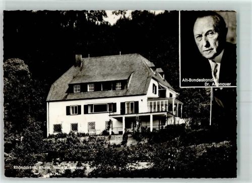 Rhöndorf Portrait Dr. Adenauer Wohnhaus
