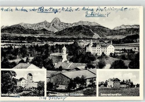 Oberelkofen Schloss Oelkofen Wendelstein Bahnhof Gasthaus