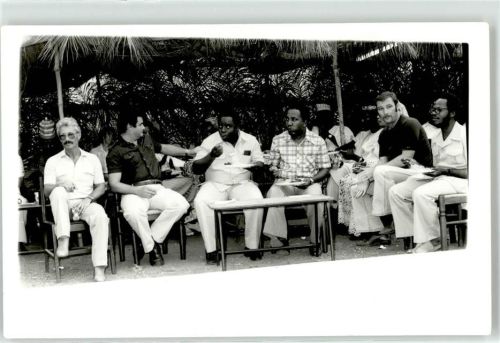 Abuja Siemens Einweihungsfeier neues Kraftwaerk lokale Politiker Siemensmitarbeiter 1964 Ughelli Power Plant