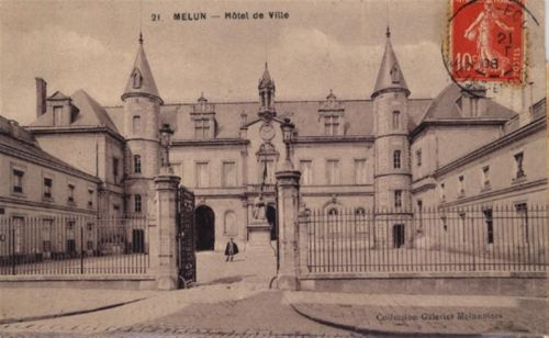 77000 Melun - Melun (Frankreich) Leporello II (minimaler Einriss)