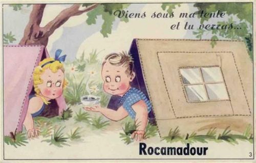 Rocamadour Rocamadour (Frankreich) Leporello I-II (Marke entfernt)