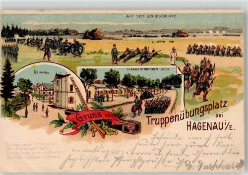 67500 Haguenau Hagenau 1905 - Kaserne Truppenübungsplatz