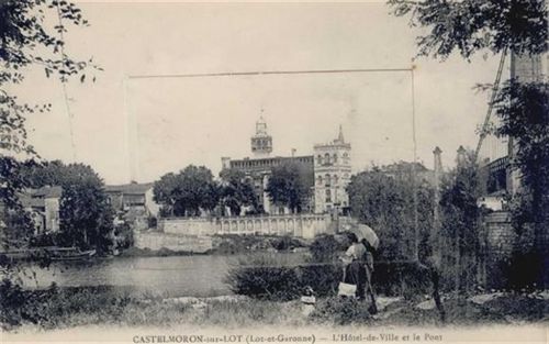 Castelmoron-sur-Lot Castelmoron-sur-Lot (Frankreich) Leporello I-II (keine AK-Einteilung)