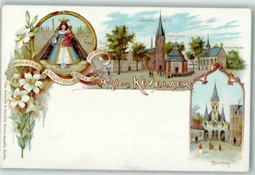 Kevelaer Wallfahrtskirche Pfarrkirche Gnaden Kapelle Kerzen Kapelle Gnadenbild