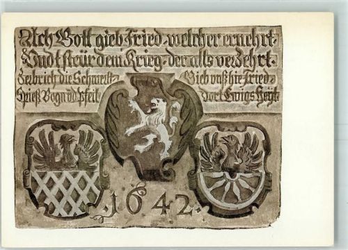 Marktredwitz Wappentafel am alten Rathaus
