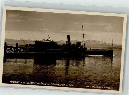 Hagnau Foto Risch-Lau Hafen Dampferlände