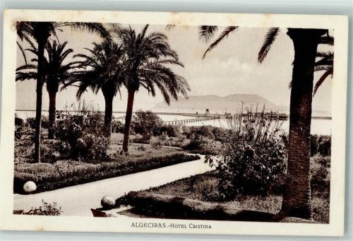 Algeciras Hotel Cristina Palmen Steg Weg