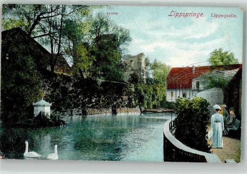 Bad Lippspringe 1908 Lippequelle