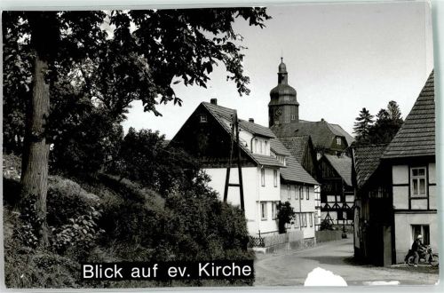 Hattorf mit St. Pankratius Kirche Foto Original aus Archiv eines Ansichtskartenverlages Ort handschriftlich