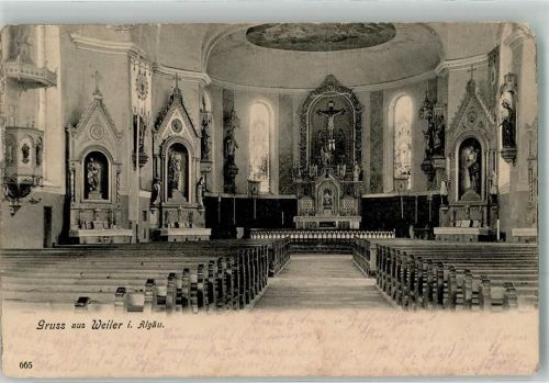 Weiler 1919 Kirche innen