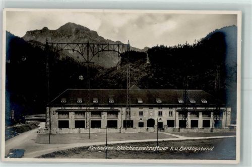 Walchensee Kocheksee Walschenseekraftwerk u. Herzogstand