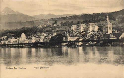 Evian-les-Bains Évian-les-Bains (Frankreich) Leporello II (minimaler Einriss)