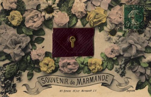Marmande Marmande (Frankreich) Leporello I-II Marke entfernt