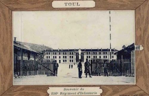 Toul Toul (Frankreich) Kaserne Regiment 156 Leporello I-II