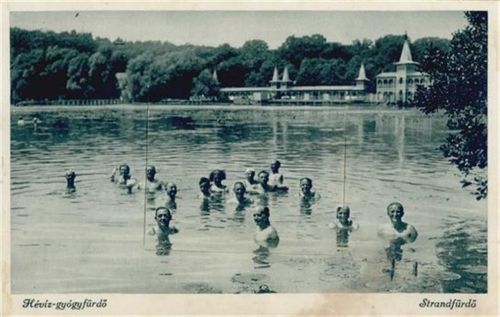 Heviz - Hévízgyógyfürdő (Ungarn) Leporello Strandbad I-II (fleckig VS/RS)