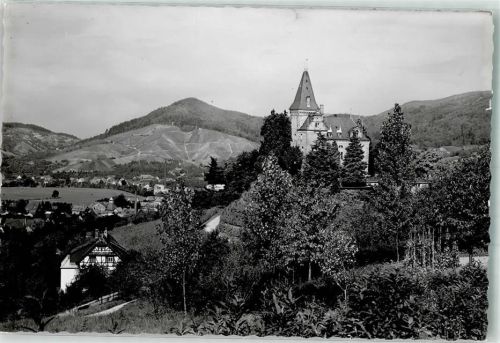Kappelrodeck Schloss Rodeck Foto Original aus Archiv eines Ansichtskartenverlages