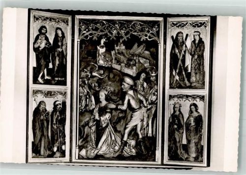 Veitsbronn St. Katherina Altar der Bergkirche St. Veit Fotograf Johann Reiß