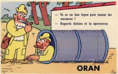 Oran Oran (Algerien) Leporello signiert Luc Cyl I-II