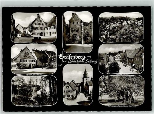 Gräfenberg Rathaus Hotel Alte Post Teufelstisch Kasberger Linde Marktplatz Stadttor Fotograf Dennerlein