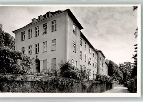 88471 W7958 Laupheim Foto AK Krankenhaus