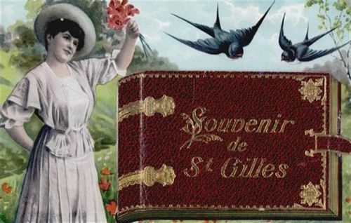 50180 Saint-Gilles - Sanit-Gilles (Frankreich) Leporello I-II (Kleine Abschürfung Ecken VS)
