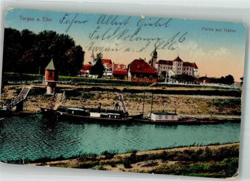 Torgau 1920 Am Hafen