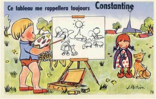 Constantine Constantine (Algerien) Leporello, signiert J. Poitvin I-