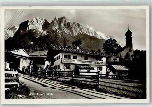 Obergrainau mit Kirche St. Johannes der Täufer Fotograf Paul Seichter