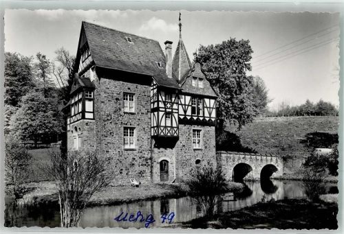 Meinerzhagen Wasserschloss Badinghagen Foto Original aus Archiv eines Ansichtskartenverlages Ort handschriftlich