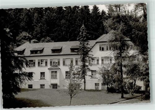 Überruh Sanatorium Heilstätte Überruh Foto Original aus Archiv eines Ansichtskartenverlages Ort handschriftlich