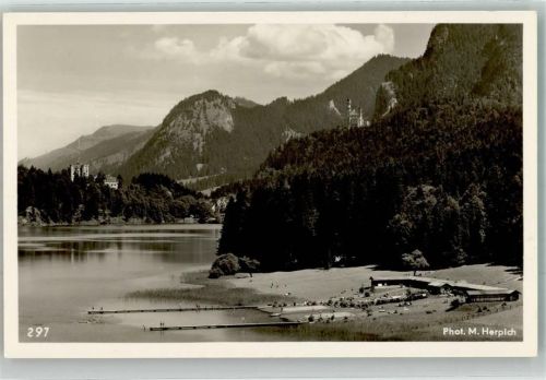 Hohenschwangau Strandbad am Alpsee Schloss Neuschwanstein