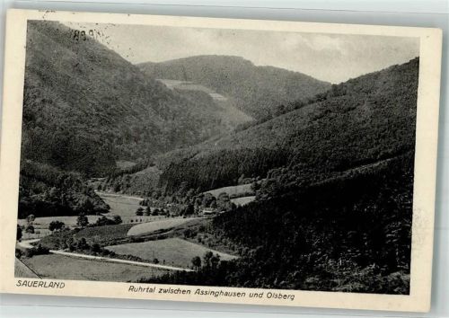 Olsberg 1897 Das Ruhrtal Assinghausen und Olsberg