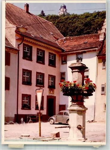 Stühlingen Städtlebrunnen Foto Original aus Archiv eines Ansichtskartenverlages