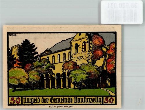Paulinzella 50 Pfennig