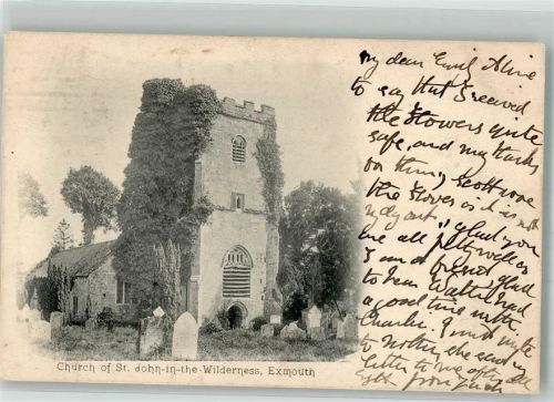 Exmouth 1907 Kirche of St. John Wilderness