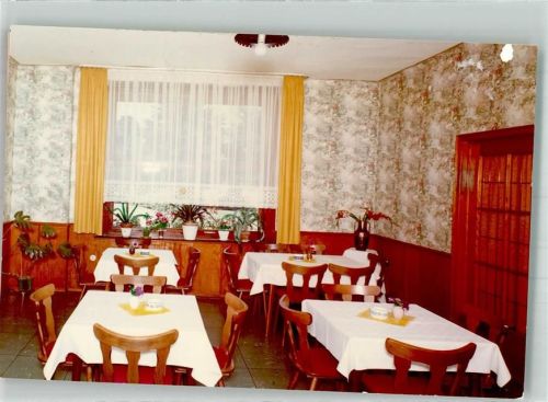 Amecke Hotel Gasthaus Berghof Gaststube Foto Original aus Archiv eines Ansichtskartenverlags Ort handschriftlich