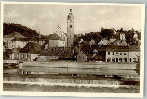 Schwandorf Kirche Partie an der Naab