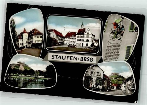 Staufen Schloss Stadtsee Rathaus Burgruine Staufen