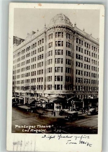 Los Angeles 1927 Auto Pantages Theatre
