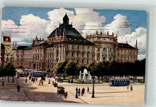München 1913 Nr. 2163 Justizpalast Maschinenstempel