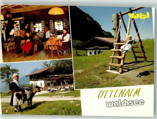 Walchsee Gasthaus Jausenstation Ottenalm Ziege