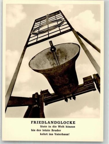 Friedland Gedenkglocke der Heimkehrer in der Friedlandgedächtnisstätte Fotograf Paul