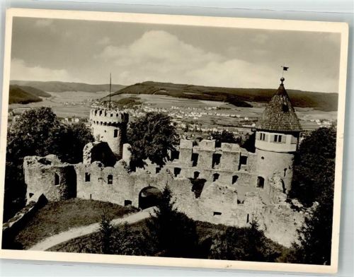 Tuttlingen 1954 Burg Ruine Honburg Notopfermarke Berlin