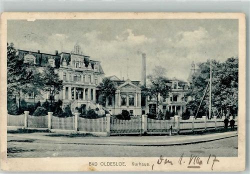 Bad Oldesloe 1917 Hotel Kurhaus Feldpost WK I